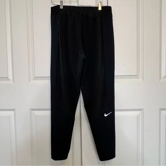 Nike Pants Large Swift Flex Slim Fit Woven Running Black Womens Workout NWT NEW - Picture 2 of 14